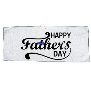 Happy Fathers Day Cute Dad Gift Large Microfiber Waffle Golf Towel