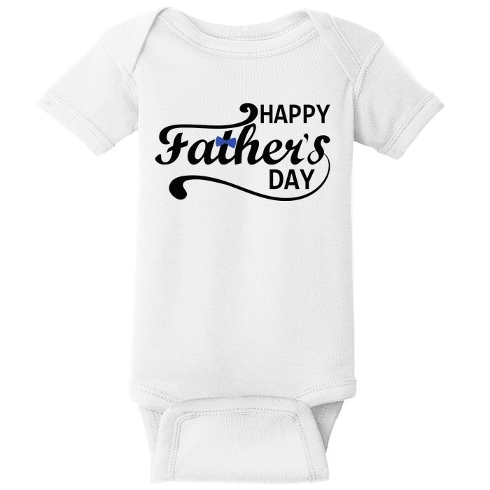 Happy Fathers Day Cute Dad Gift Baby Bodysuit