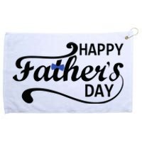 Happy Fathers Day Cute Dad Gift Grommeted Golf Towel