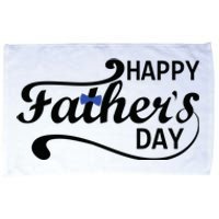 Happy Fathers Day Cute Dad Gift Microfiber Hand Towel