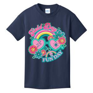 Hippie Field Day Fun Day For Teachers Field Day 2024 Kids T-Shirt