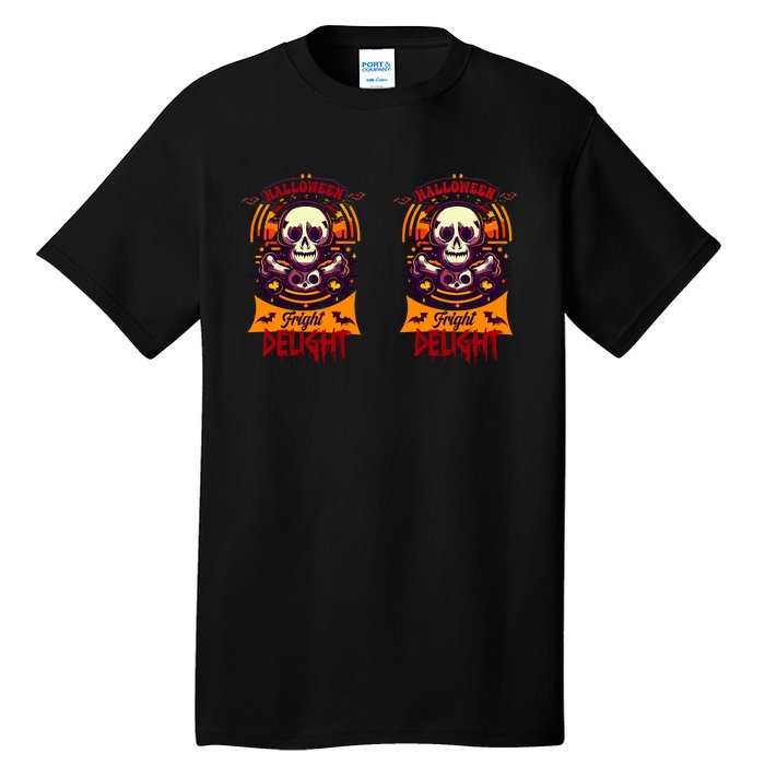 Halloween Fright Delight Graphic Tall T-Shirt