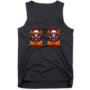 Halloween Fright Delight Graphic Tank Top