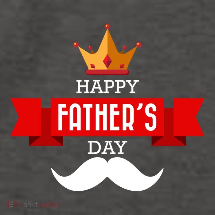 Happy Father's Day Crown Mustache Vector Backpack