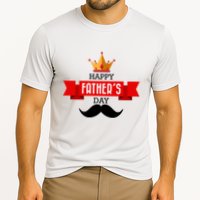 Happy Father's Day Crown Mustache Cooling Performance Crew T-Shirt