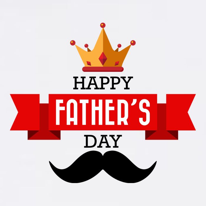 Happy Father's Day Crown Mustache Cooling Performance Crew T-Shirt