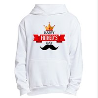 Happy Father's Day Crown Mustache Urban Pullover Hoodie