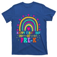 Happy First Day Of PreK Rainbow Heart Teacher Students Gift T-Shirt