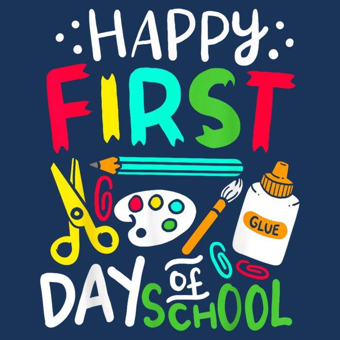 Happy First Day Of School Teacher Back To School Student 16 in Basic Backpack
