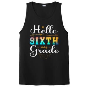 Hello First Day Of 6th Grade Team Hello Sixth Grade Squad PosiCharge Competitor Tank