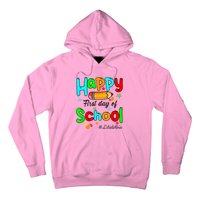 Happy First Day Of School Teacher Back To School Boy Girl Hoodie