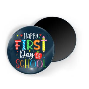 Happy First Day Of School Teacher Kids Back To School Magnet