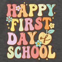 Happy First Day Of School Teachers Back To School Love Vector Backpack