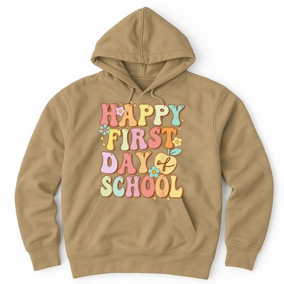 Happy First Day Of School Teachers Back To School Love Hoodie