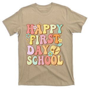 Happy First Day Of School Teachers Back To School Love T-Shirt