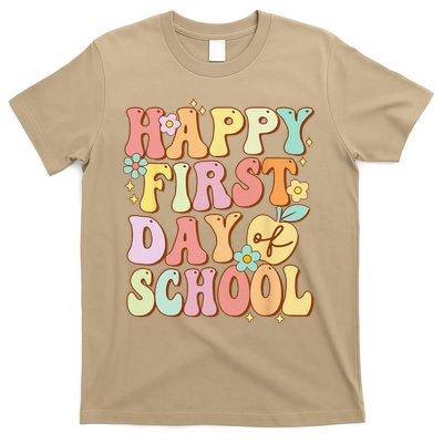 Happy First Day Of School Teachers Back To School Love T-Shirt