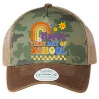 Happy First Day Of School Legacy Tie Dye Trucker Hat