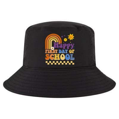 Happy First Day Of School Cool Comfort Performance Bucket Hat