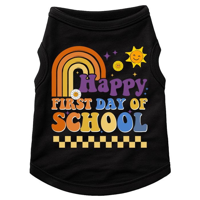 Happy First Day Of School Doggie Tank