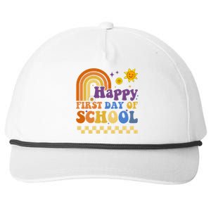 Happy First Day Of School Snapback Five-Panel Rope Hat