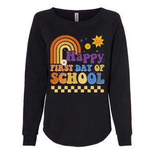 Happy First Day Of School Womens California Wash Sweatshirt