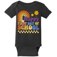 Happy First Day Of School Baby Bodysuit