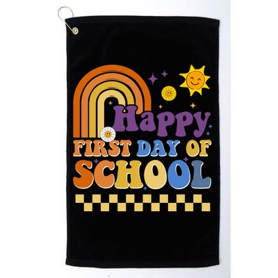 Happy First Day Of School Golf Towel