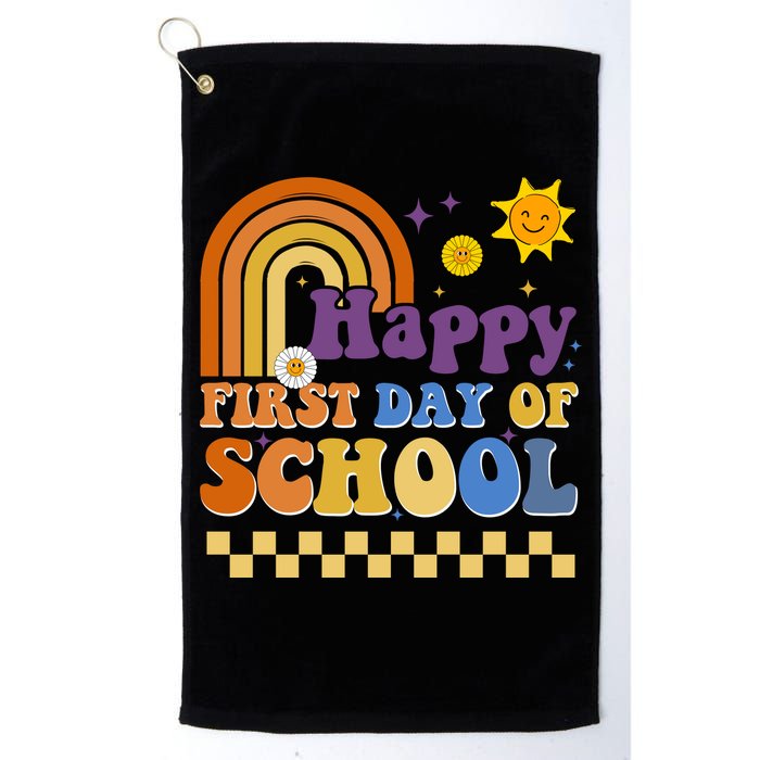 Happy First Day Of School Golf Towel