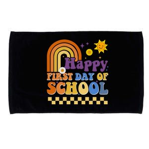 Happy First Day Of School Microfiber Hand Towel