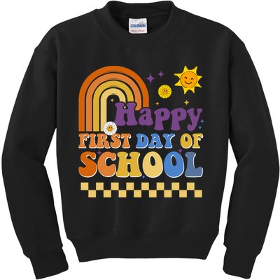 Happy First Day Of School Kids Sweatshirt