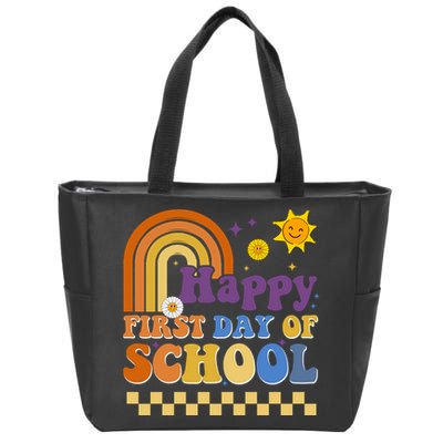 Happy First Day Of School Zip Tote Bag