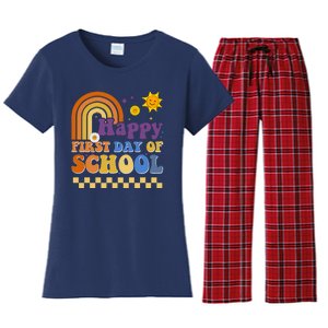 Happy First Day Of School Women's Flannel Pajama Set