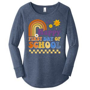 Happy First Day Of School Women's Perfect Tri Tunic Long Sleeve Shirt