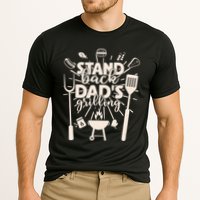 Happy Father's Day Stand Back Dad's Grilling Cooling Performance Crew T-Shirt