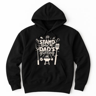 Happy Father's Day Stand Back Dad's Grilling Hoodie