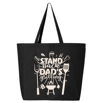 Happy Father's Day Stand Back Dad's Grilling 25L Jumbo Tote