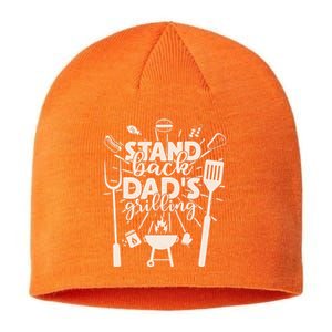 Happy Father's Day Stand Back Dad's Grilling Sustainable Beanie