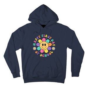 Happy First Day Of School Teacher Back To School Boy Girl Hoodie