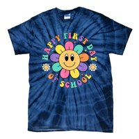 Happy First Day Of School Teacher Back To School Boy Girl Tie-Dye T-Shirt