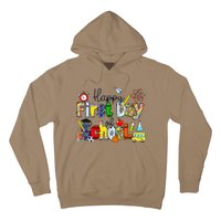 Happy First Day Of School Teachers Students Back To School Hoodie