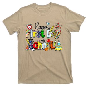 Happy First Day Of School Teachers Students Back To School T-Shirt