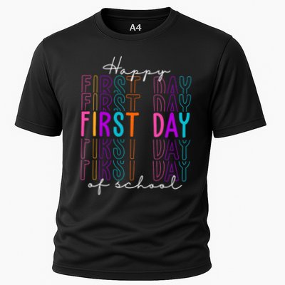 Happy First Day Of School Colorful Performance Shirt