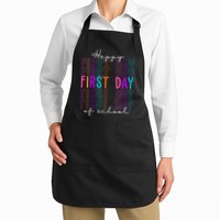 Happy First Day Of School Colorful Apron