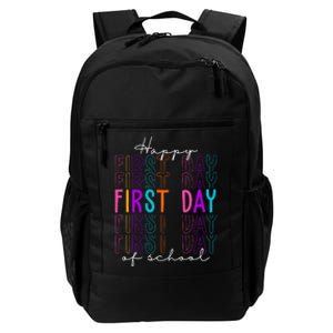 Happy First Day Of School Colorful Daily Commute Backpack