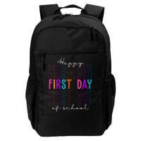 Happy First Day Of School Colorful Daily Commute Backpack