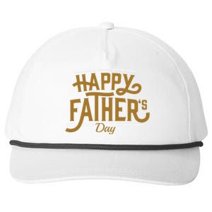 Happy Father's Day Celebration Gift Snapback Five-Panel Rope Hat