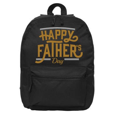 Happy Father's Day Celebration Gift 16 in Basic Backpack