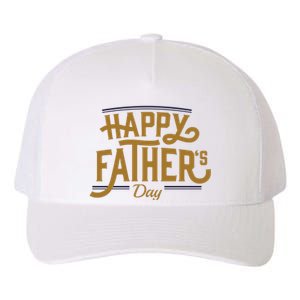 Happy Father's Day Celebration Gift Yupoong Adult 5-Panel Trucker Hat