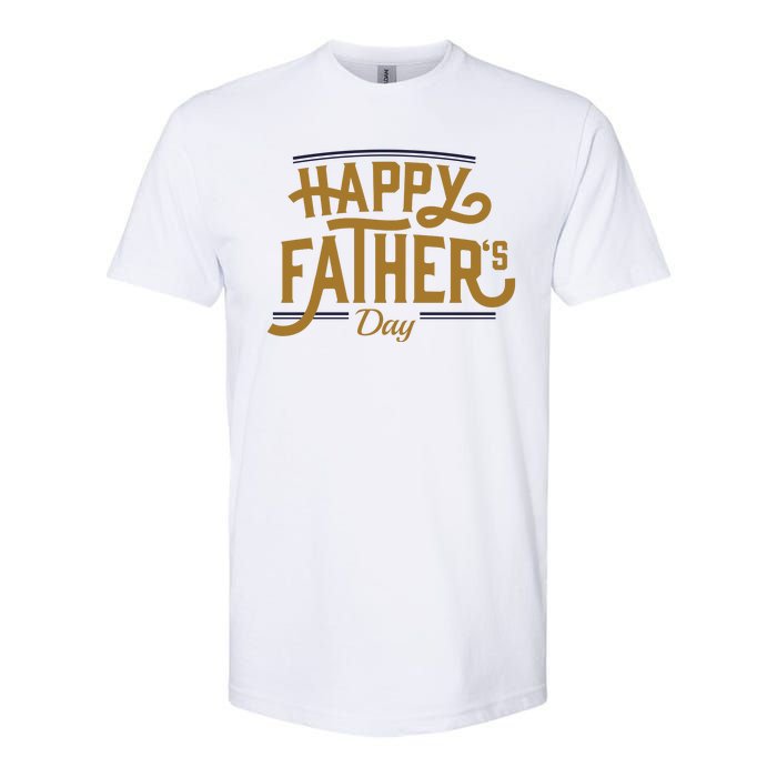 Happy Father's Day Celebration Gift Softstyle CVC T-Shirt