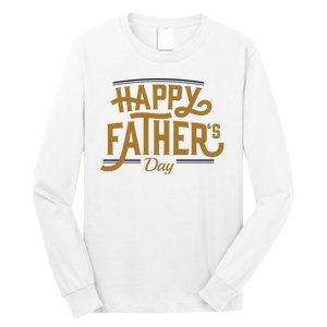 Happy Father's Day Celebration Gift Long Sleeve Shirt